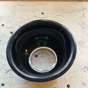 1 Pyrex Black 322 Glass Bottom Mixing Bowl